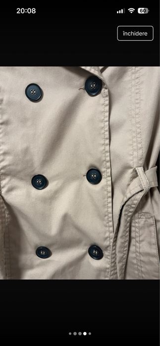 Palton maroniu plm kie