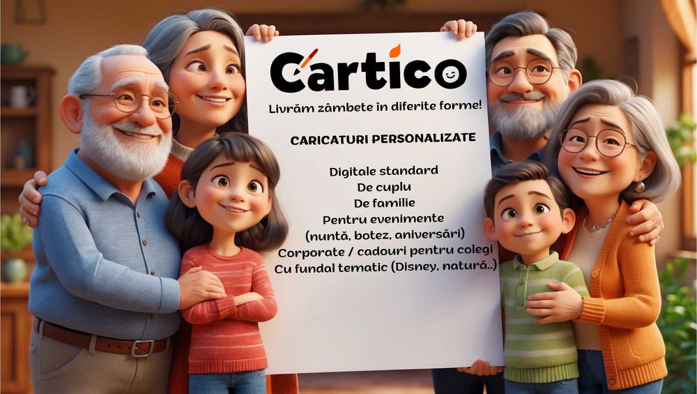 Caricaturi digitale personalizate – cadouri unice și amuzante!