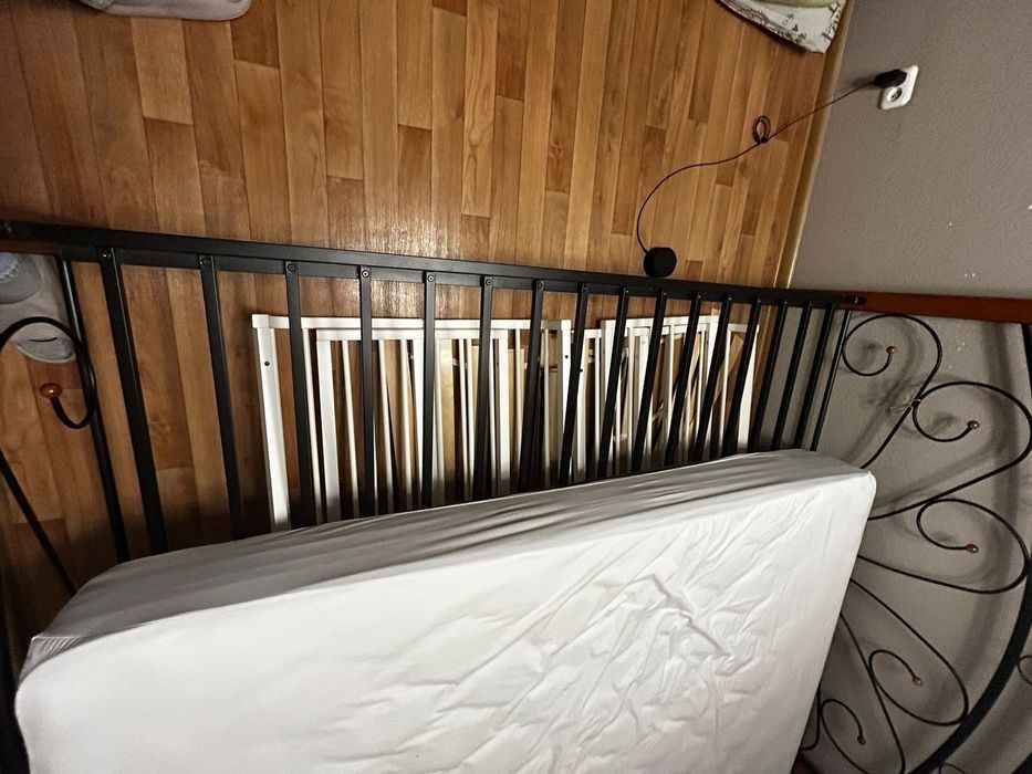 Кровать (евро) железная