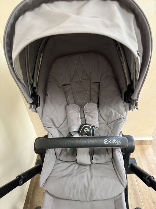Намалена! Количка Cybex Priam 3 soho grey +чадър Cybex