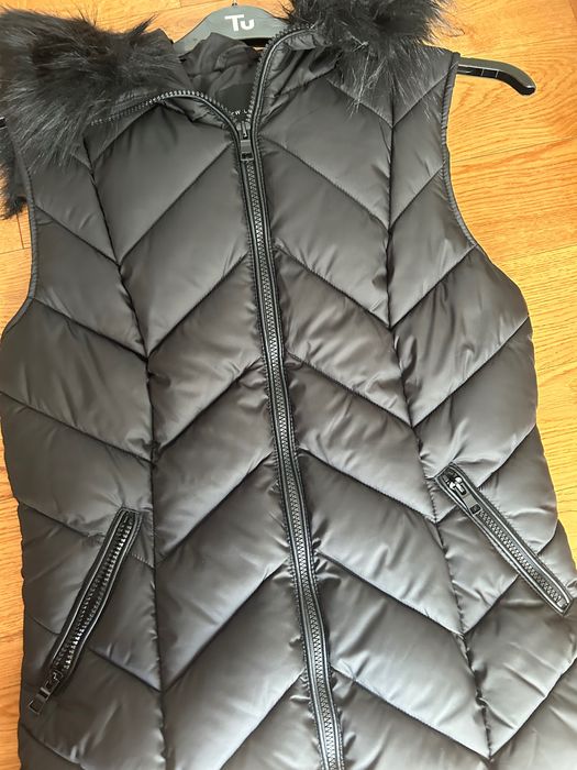 Vesta dama cu puf natural