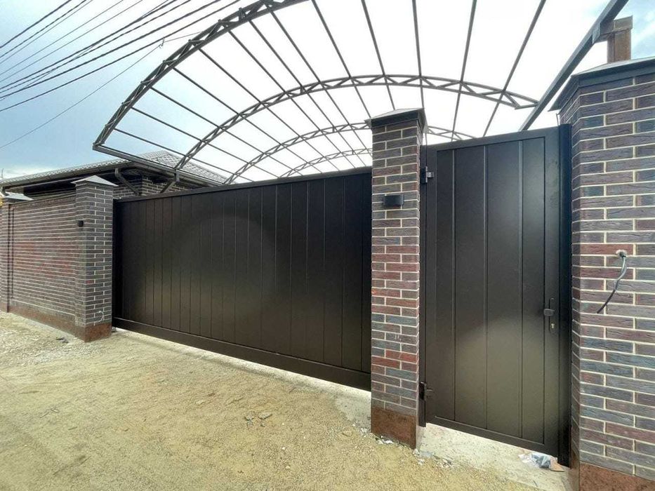 Откатные ворота уличные ворота