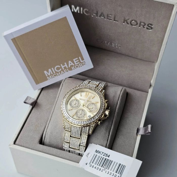 Ceas Michael Kors de dama Colectia Everest pave gold nou