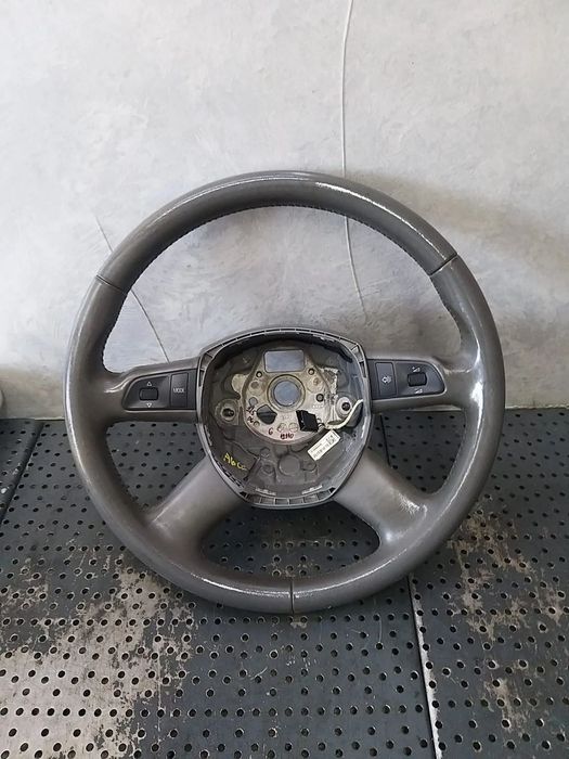 Volan piele in 4 spite cu comenzi audi a6 c6 4f 4f0419091ah