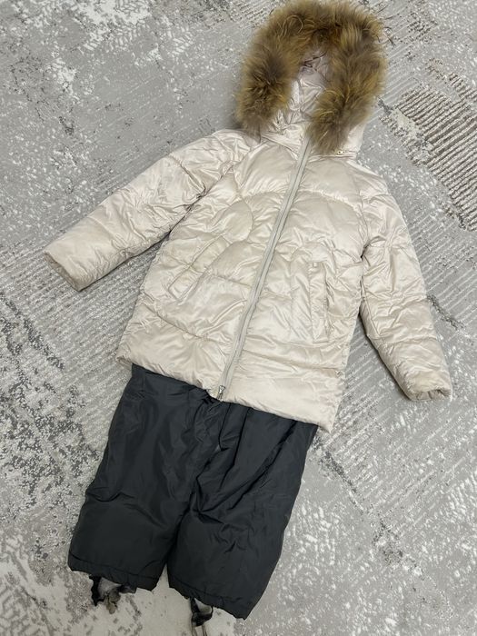 Зимняя куртка + комбинезон 122