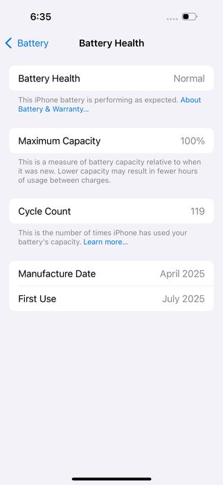 Telefon mobil Apple iPhone 16, 128GB, 5G, White - Cu Garantie - Ca nou