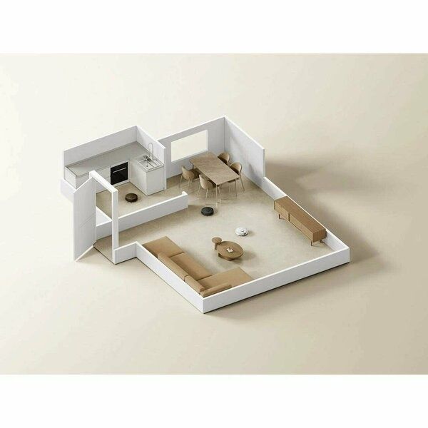 Робот-пылесос Sweeping Robot "3C Enhanced", управление со смартфона