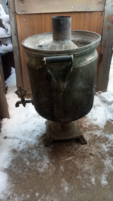 Самовар дровяной, жаровый. 40 литровый.