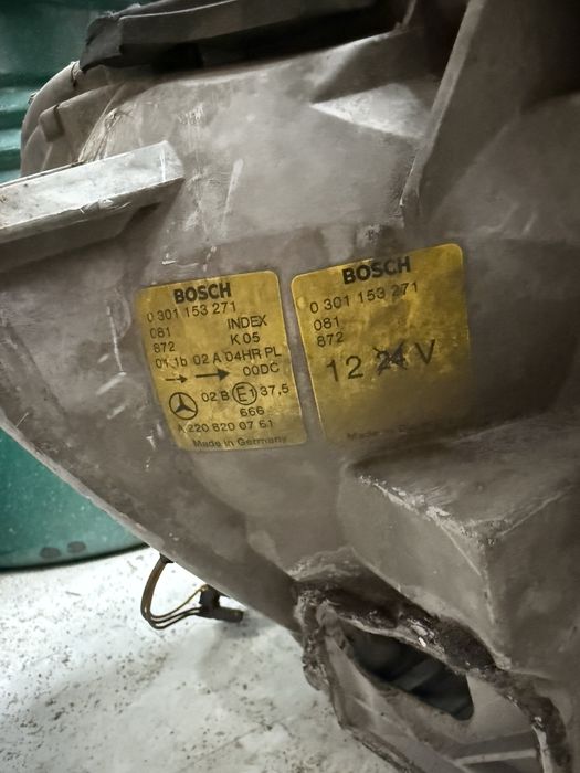 Фара левая. Мерседес, S-class, w220