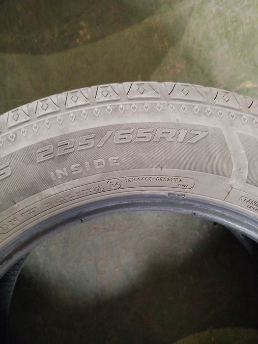 Шины Cooper 225/65/17 б/у лето