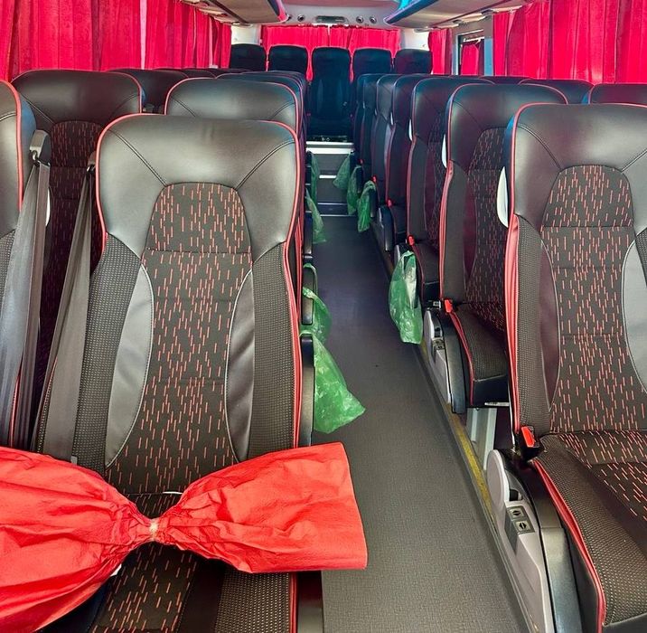 Автобус ва Микроавтобуслар хизмати 7 уриндикдан 56 уриндиккача булган