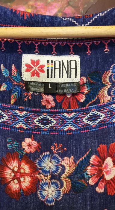 Rochie bleumarin lunga boho Iiana