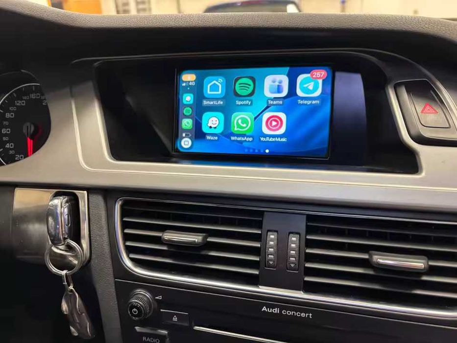 Гаранция! CarPlay и Android Auto за Audi A4 A5 и Q5 Concert и Symphony