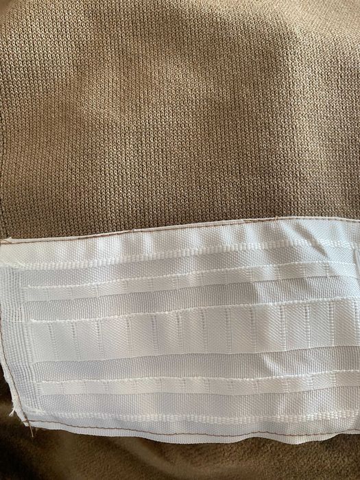 Завеси кадифе 2 бр х 140 см х 280 см зелено-кафяво