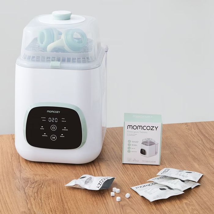 Уред за миене на бебешки шишета и съдове и стерилизатор 2 в 1 Momcozy