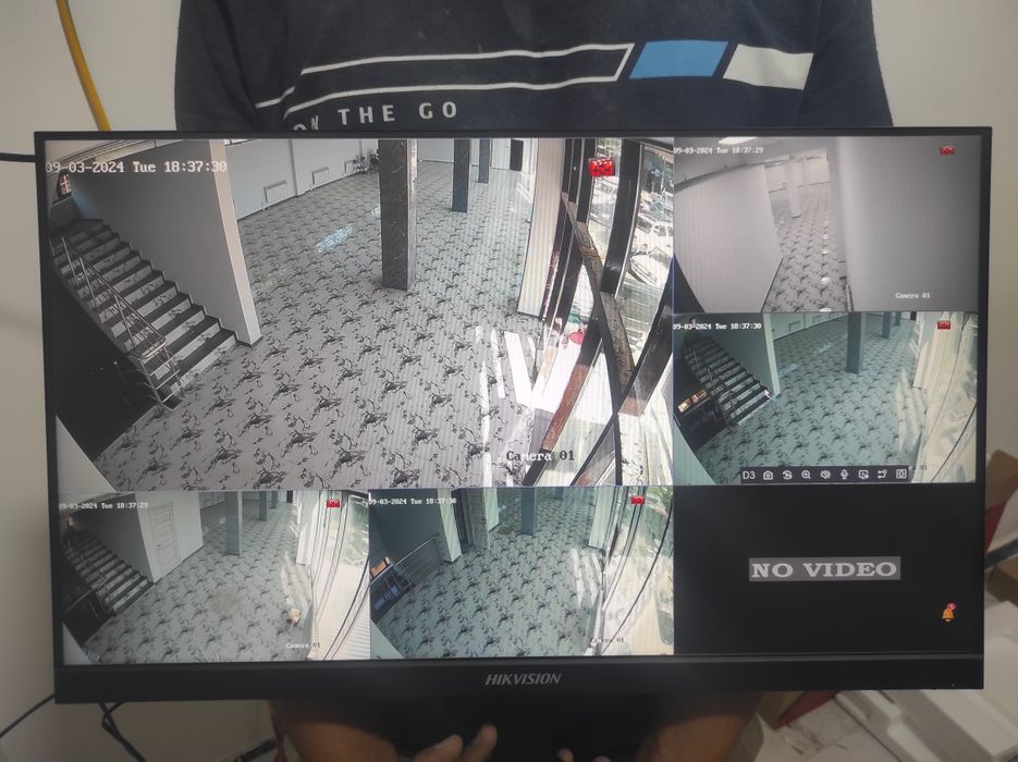 Установка камер видеонаблюдение