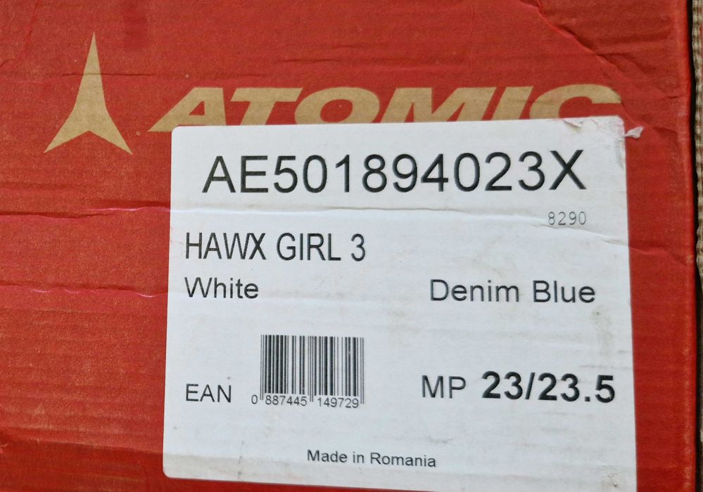 Clapari  Atomic GIRL 3  marime 23/23,5