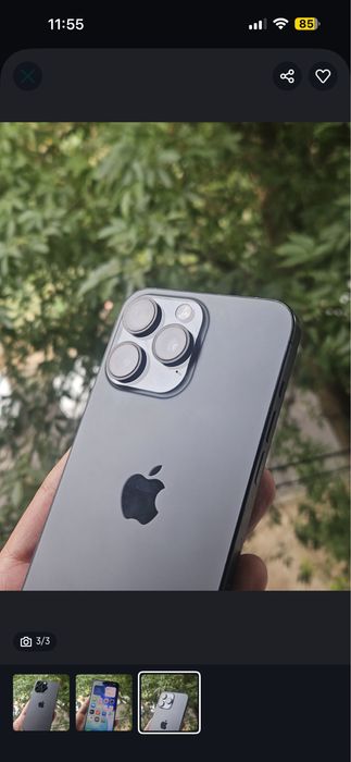 Продается iPhone 15 Pro Max в хорошем состоянии 84 ёмкость