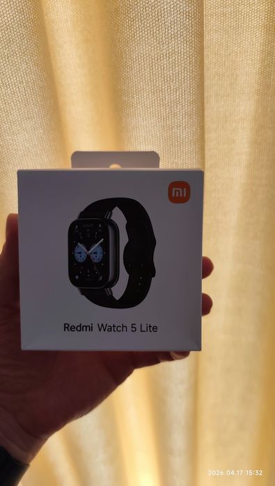 Не разопакован Redmi watch 5 lite черен.