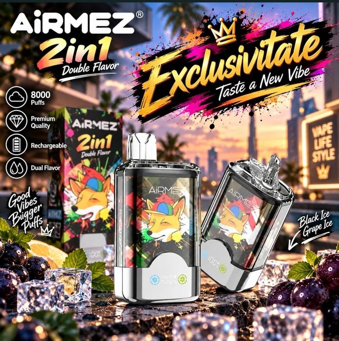 Vape 80.000 Puffs 2 Arome Airmez  Display