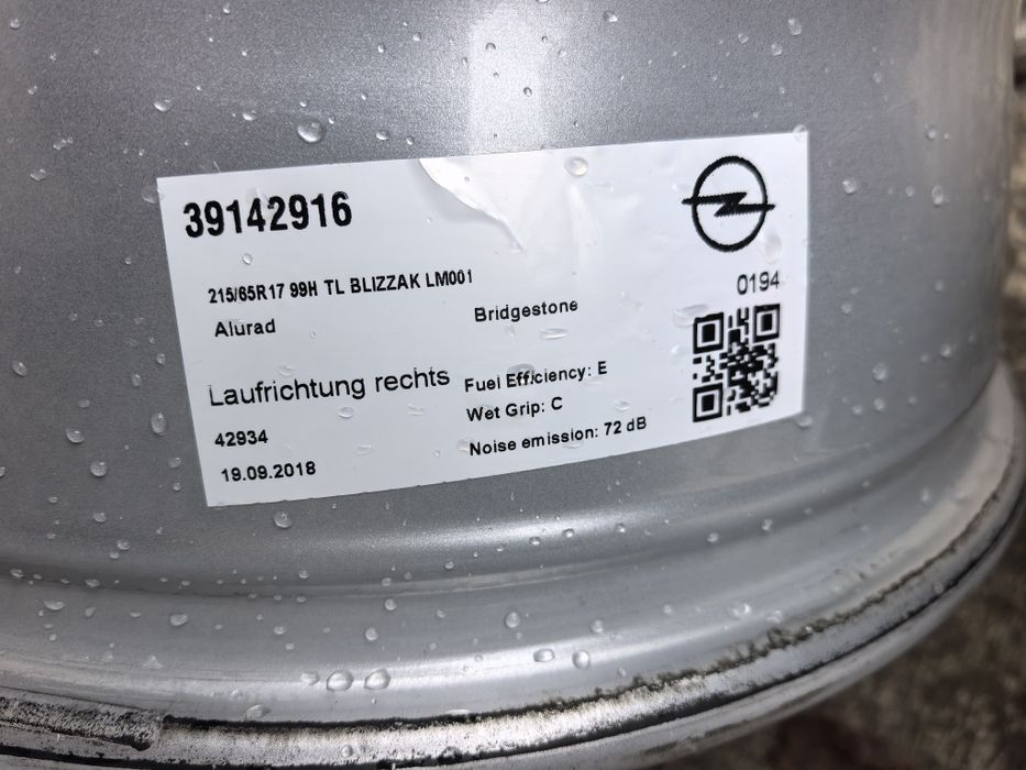 17ки 5х108 7J ET42 CB 65. 1mm Opel