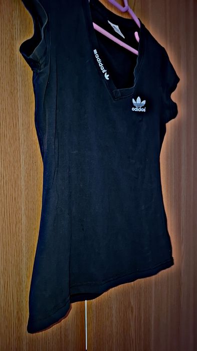 Tricou negru Adidas Originals / Vintage exclusive/marimea XL