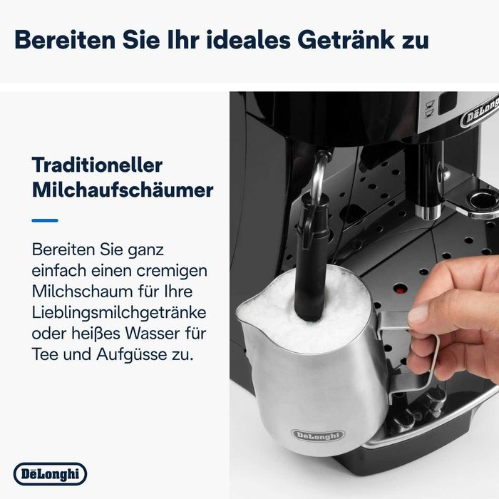 Кафеавтомат De'Longhi Magnifica S 1450W, 5вида напитки, 15бара