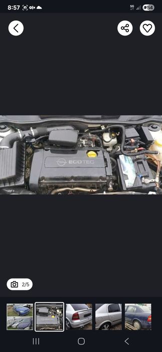 Bara capota far stop haion radiator Opel Astra G 1.6i 1.7dti 1.8i 2.0d