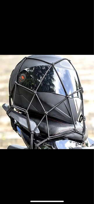 Plasa elastica cu carlige pentru bagaje casca moto