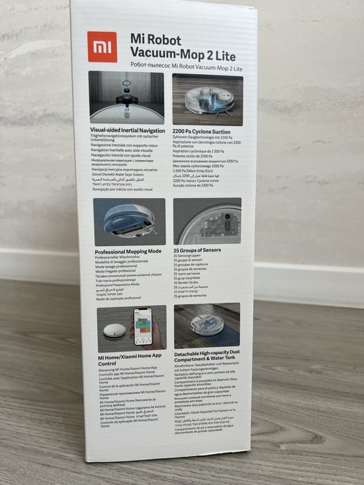 Робот-пылесос Xiaomi Mi Robot Vacuum-Mop 2 Lite
