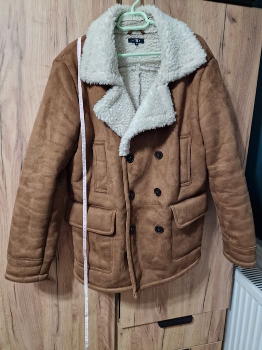 Haină îmblănită maro