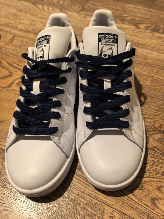 Бели кожени кецове Adidas Stan Smith 43.5