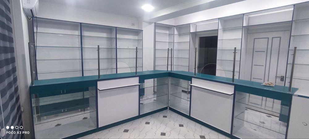 Mebel polka stellaj vitrina magazin doʻkon apteka uchun kerak
