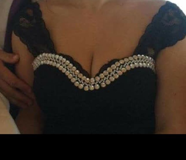 Rochie lungă neagră