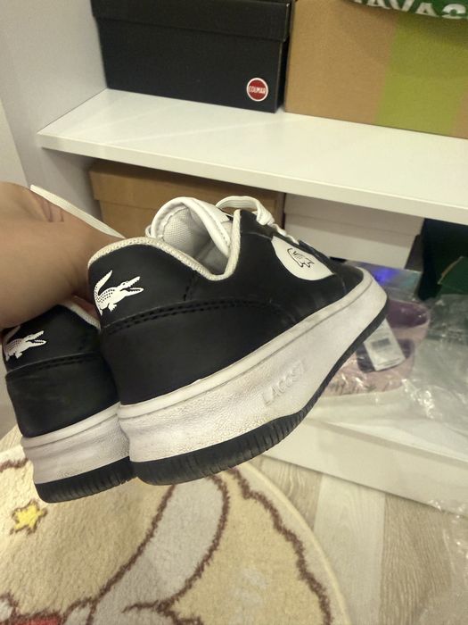 Кожаные кросовки  Lacoste детские