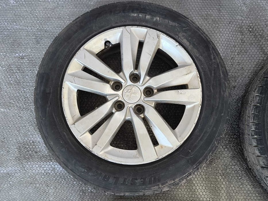Set 4 Jante Aliaj R16 5x108 Peugeot 308 / Model Quartz / Cod OEM 96779895TW (12A)