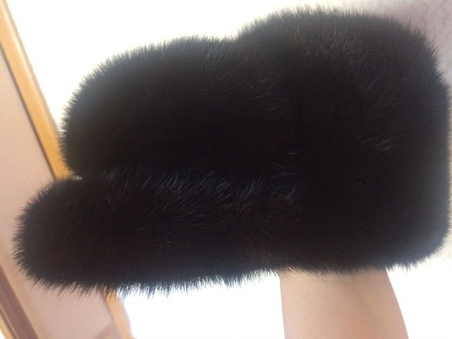 Норковая шапка мужская