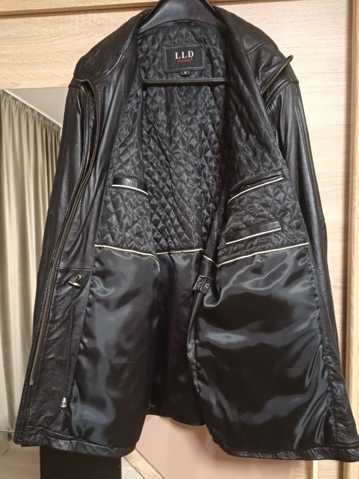 Haină din piele de miel, naturală,pentru bărbați,nouă,fabricată în UK