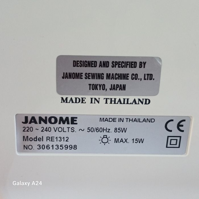 Janome RE1312(Япония). Кафолатли/Комплект/Металл.