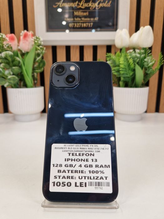 Iphone 13 128GB / 4GB RAM 100% Baterie Garantie! #55792