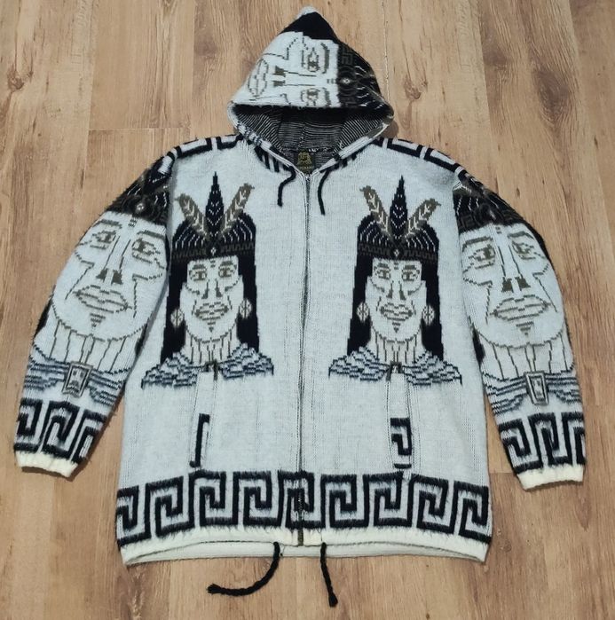 Hanorac din lână Alpaca Ecuador mărimea L