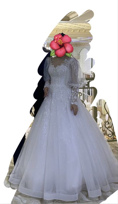 Продам свадебное платье пышное