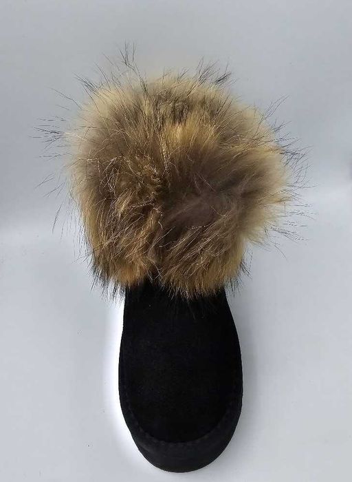 Ghete tip UGG - cu platoforma- blana naturala