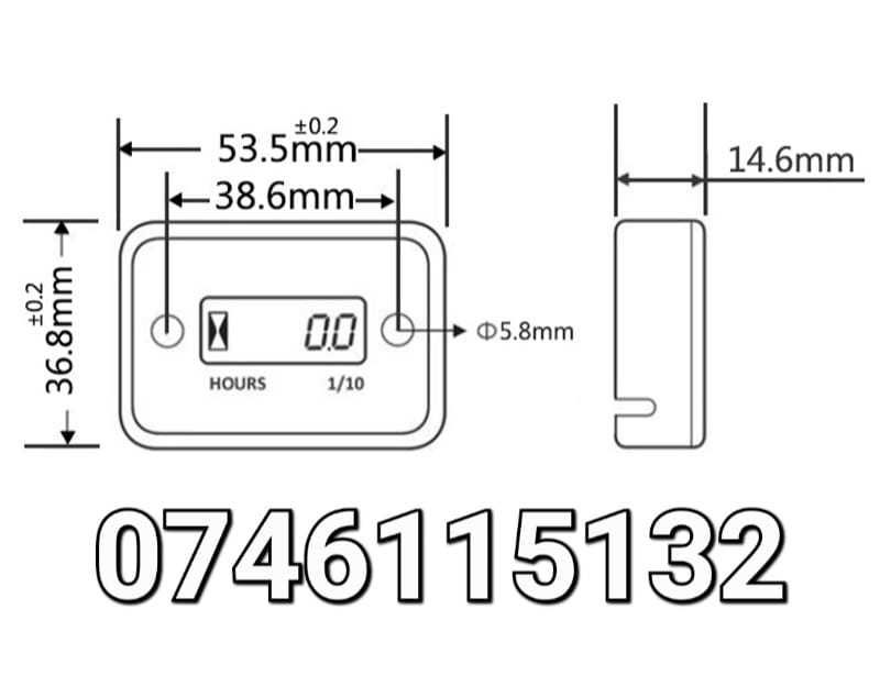 Moto Cross ATV Scuter Motocultor Drujba -CONTOR ORE De Functionare- T1