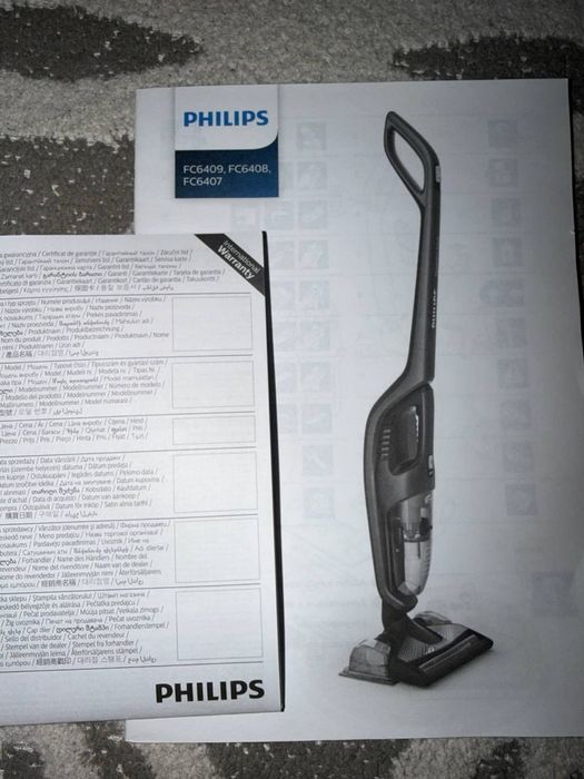 Беспроводной пылесос Philips PowerPro Aqua