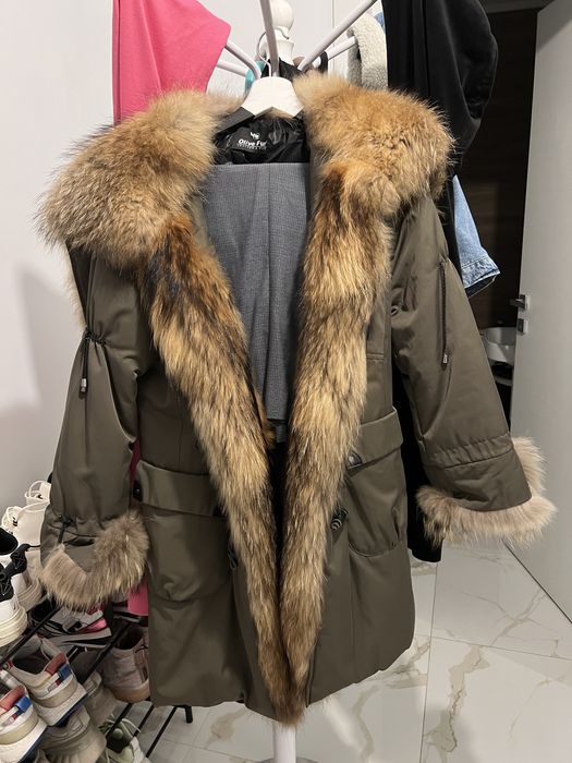 Geaca de iarna cu blana naturala