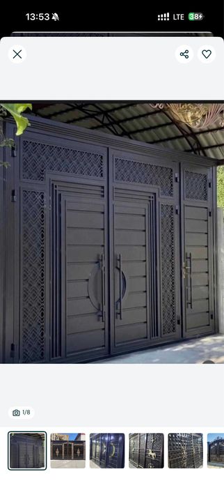 Ворота/Навес/Забор, Изготовление металлоконструкций, ангар, складов,