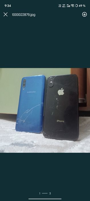 Айфон хс на 64 Гб и самсунг а50 на 128 гб