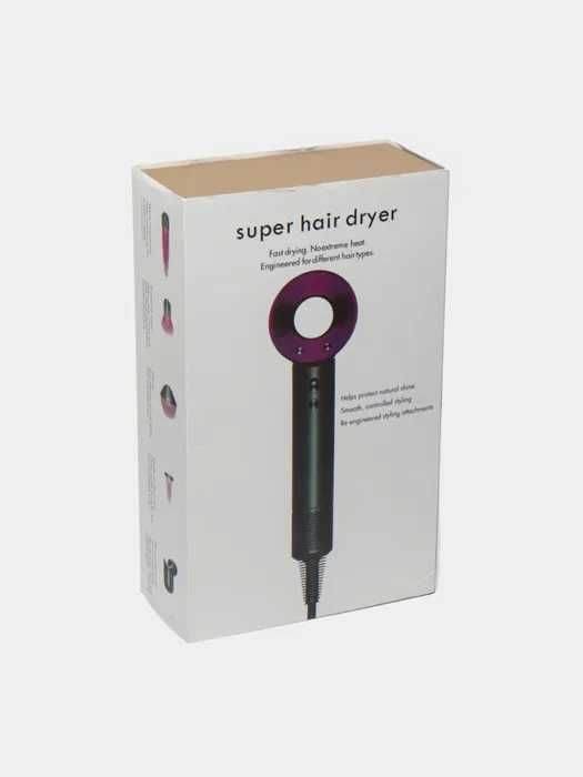 Dayson Super Hair Dryer Фен для волос, 5 насадок.