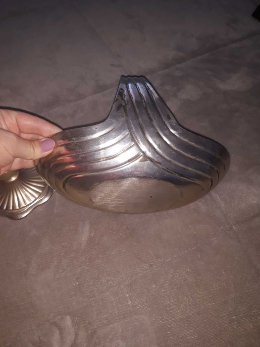 Гръцки антики-свещник+поднос